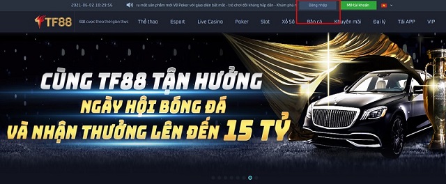 Những lưu khi khi đăng nhập TF88