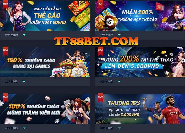 Khám phá những trò chơi đỉnh cao tại nhà cái TF88bet